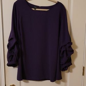 Alfani plus size 3x purple top